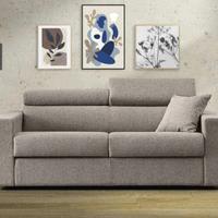 DIVANO LETTO CON MATERASSO SPESSORE 13 O 18 CM.