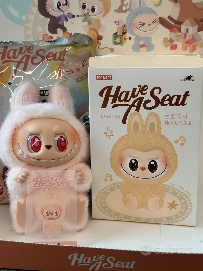 【正規品】POP MART LABUBU Have A Seat DADA POP NOW:THE MONSTERS - Have a Seat Vinyl Plush Blind Box