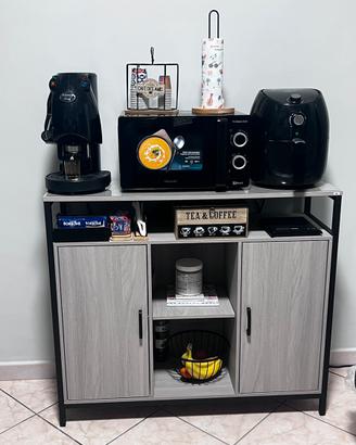 Credenza moderna in legno grigio