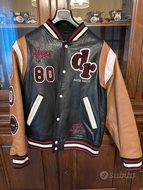 Giacca varsity vera pelle zara
