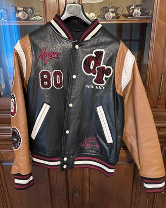 Giacca varsity vera pelle zara