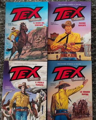 Lotto 4 fumetti Tex Speciale - Collezione Storica 