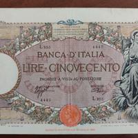 Banconota 500 lire