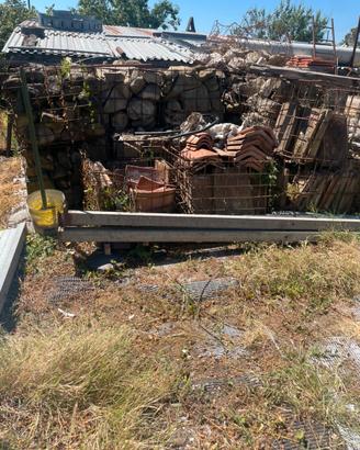 Tettoia in la miera zingata