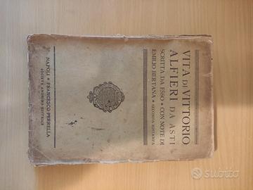 libro  Vita di Vittorio Alfieri da Asti