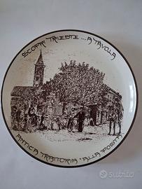 PIATTO RICORDO RISTORANTE ALLA POSTA TRIESTE