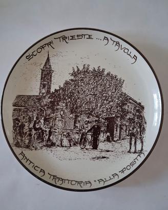 PIATTO RICORDO RISTORANTE ALLA POSTA TRIESTE