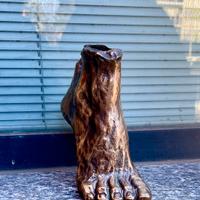 ROBERT CLERGERIE Piede in Bronzo Scultura  74/100