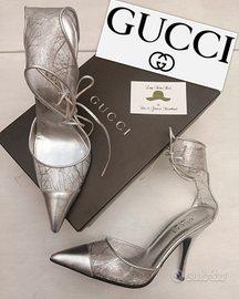 Scarpe gucci outlet argento