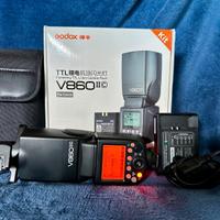 Flash GODOX V860 IIC per Canon *NUOVO*