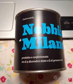 Nebbia di Milano  . Barattolo pubblicitario