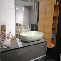 Mobile bagno cm. 170 con doppio specchio lungo