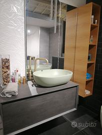 Mobile bagno cm. 170 con doppio specchio lungo