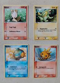 Lotto 4 carte Near Mint Ex Smeraldo Pokémon
