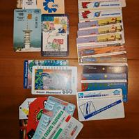 Tessere telefoniche  anni 90