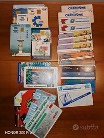Tessere telefoniche  anni 90