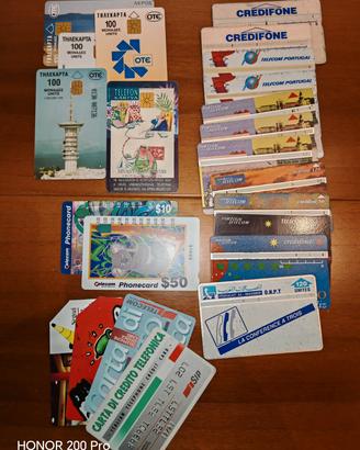 Tessere telefoniche  anni 90