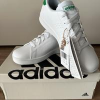Adidas Advantage K n. 36 bianco e verde