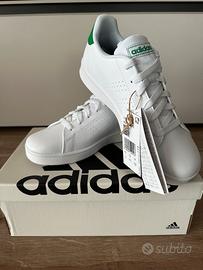Adidas Advantage K n. 36 bianco e verde