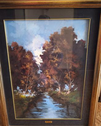 Quadro Franco Bertulli -"Autunno" 1978 - Olio su t