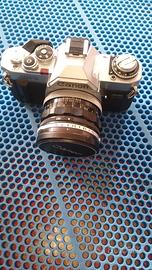 FOTOCAMERA CANON AV-1 con OBIETTIVO 50 mm