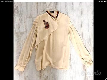 Camicia in pura seta