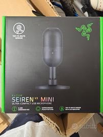 Razer Seiren mini, microfono plug n' play compatto