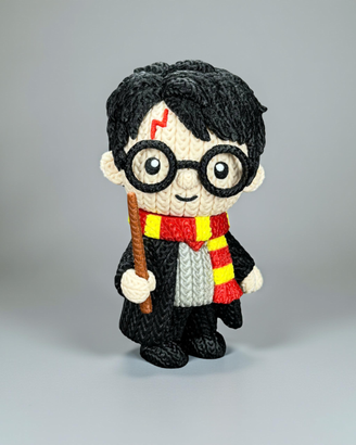 Statuetta Harry Potter Effetto Maglia - Artigianal