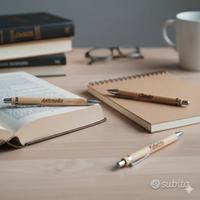 Penne personalizzabili in legno