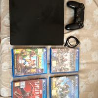 Ps4 slim 500gb + giochi