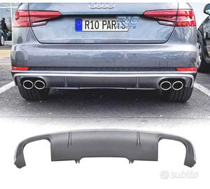 DIFFUSORE AUDI A4 B9 16-19 LOOK S4