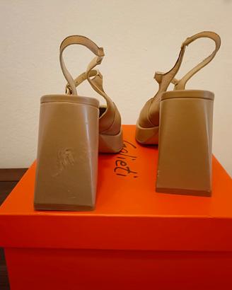 scarpe decollete GALIETI num 41 in pelle