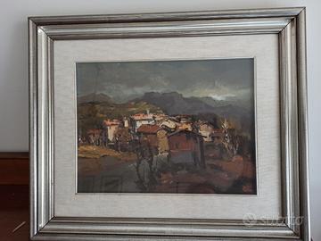 Stupendo paesaggio, pittore Giulio Servolini