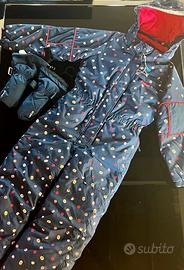 Tuta da sci bambina + guanti