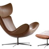 Poltrona Imola con Pouf –  Artigianale