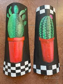 Coppi tegole dipinte a mano