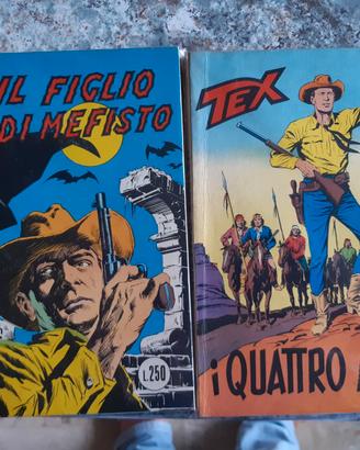 Fumetti: lotto 4 albi di TEX Prima Edizione
