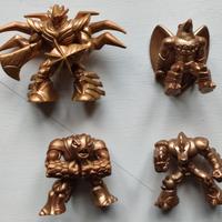 Lotto 4 Gormiti oro serie Final Evolution - Rari