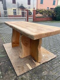 Tavolo cedro Libano fatto a mano