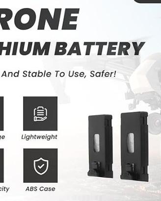 4 x Batteria al Litio 1800MAH 3.7V per Drone