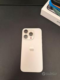 Iphone 15 pro 256GB titanio bianco