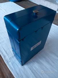 Schedario portacartoline anni '70 perfetto