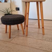 Sgabelli legno con rivestimento Tricor