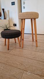 Sgabelli legno con rivestimento Tricor