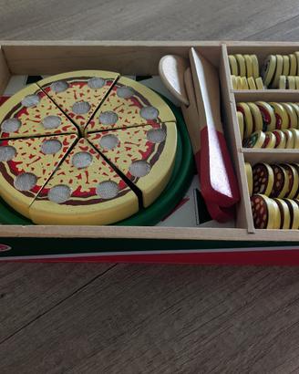 Pizza Party Melissa & Doug - set gioco in legno 