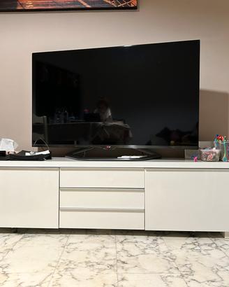 Mobile porta TV bianco laccato