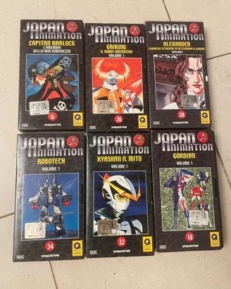JAPAN ANIMATION VHS DEAGOSTINI ANNI '96-'98