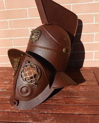 elmo casco gladiatore romano trace 