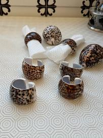 Conchiglie vere portatovaglioli e decorative