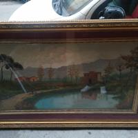 quadro dipinto a mano firmato 150 x 90